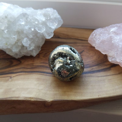 PYRITE Tumbled Stones Fools Gold Tumbled Crystals, Self Care, Healing ...