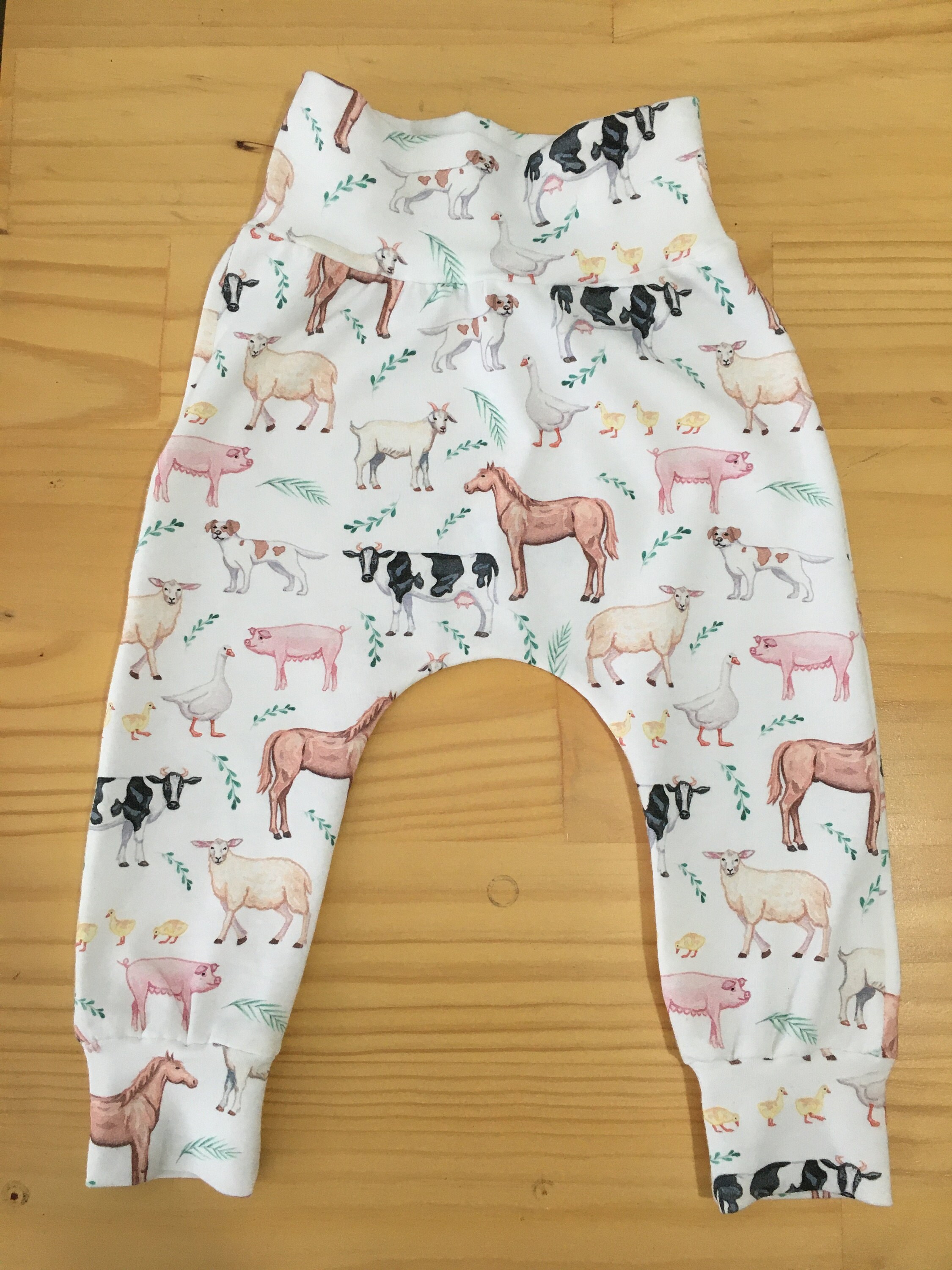 Baby harem pants Sewing Pattern PDF, baby sewing patterns size 124M