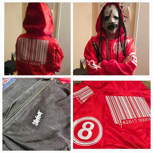 Slipknot Jumpsuit VINYL Patches Halloween Costume Slipknot