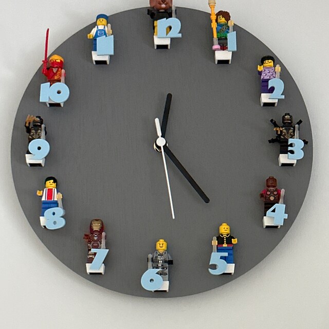 Wall Clock for Mini Figure Characters. - Etsy