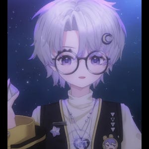 Premade Vtuber Model Moonlight Boy Apollo - Vtuber Live2d Model Full Body Rigged - PNGTuber - Ready to use - Twitch Streamer - Vtube Studio