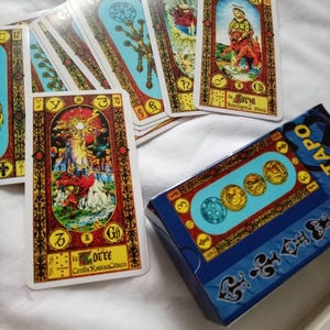 Rare Stairs of Gold Tarot by Tavaglione 78 Cards Deck - Ancient