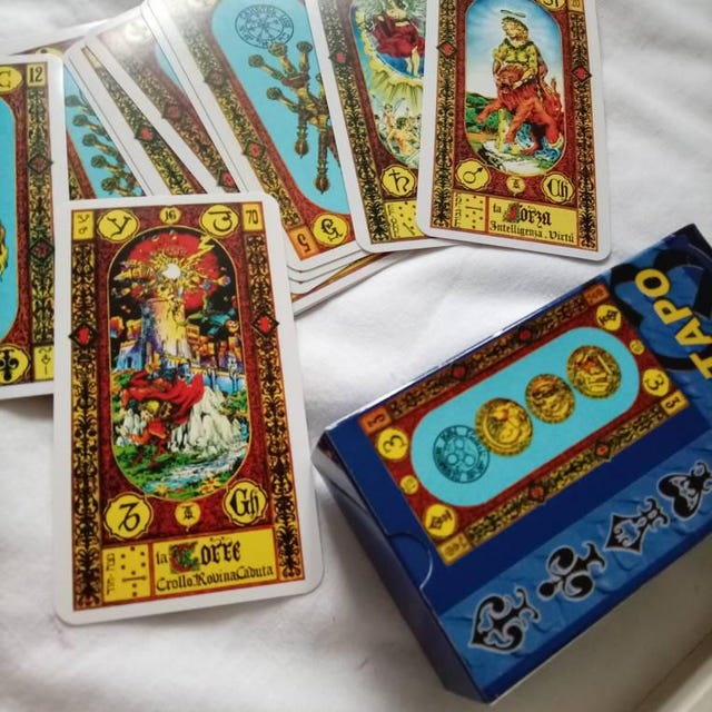 Rare Stairs of Gold Tarot by Tavaglione 78 Cards Deck,tarot,tarot
