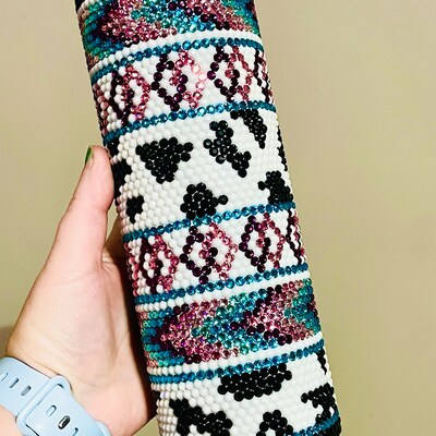 Cow Western Rhinestone Template 60 Stones per Row SS16 - Etsy