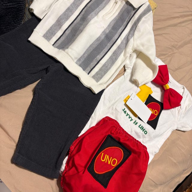 Uno First Birthday Outfit Uno Smash Cake Outfit UK