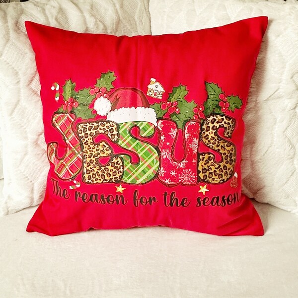 Nativity Silhouette Pillow - Final Sale main image 1