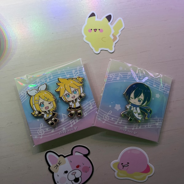 Virtual Vocalist Kaito Hard Enamel Pin - Etsy