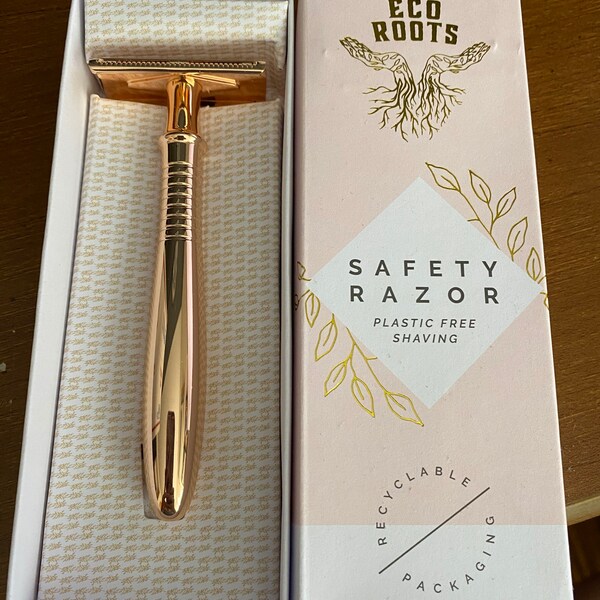 Zero Waste Safety Razor for Women Double Edge With 5 Blades Included ...