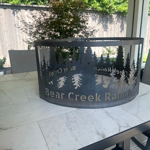 Custom Firepit Horses Fire Pit Ring Heavy Duty Outdoor Fire - Etsy