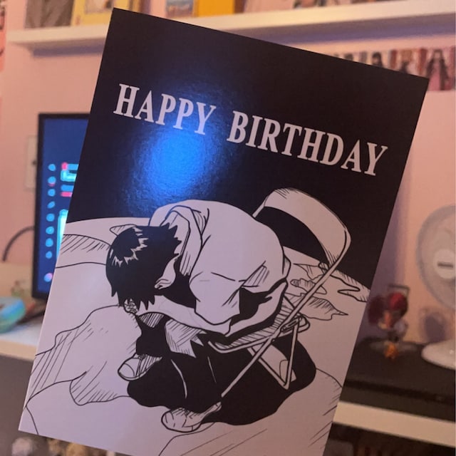 Personalised NEON GENESIS EVANGELION Birthday Card • personalized shinji  anime