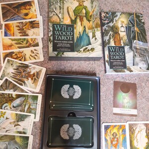 Wildwood Tarot Deck And Book Wiccan Pagan Wicca Tarot Readings Etsy