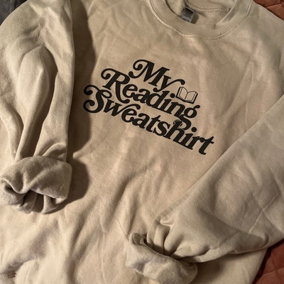 My Reading Sweatshirt, Gift for Book Lover, Bookish Sweater, Bookish ...