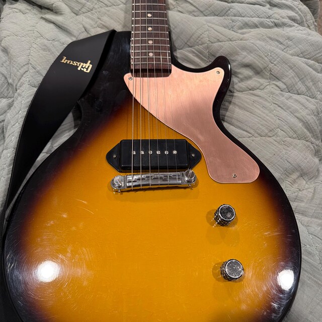 Gibson レスポールジュニア 2026年製(ピックガード保護シール未剥がし) ギブソンモデル用に手作りされたソリッドコッパーレスポールジュニア