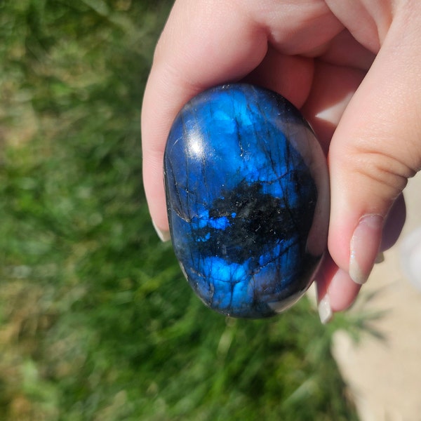 382G Larvikite Crystal Skull