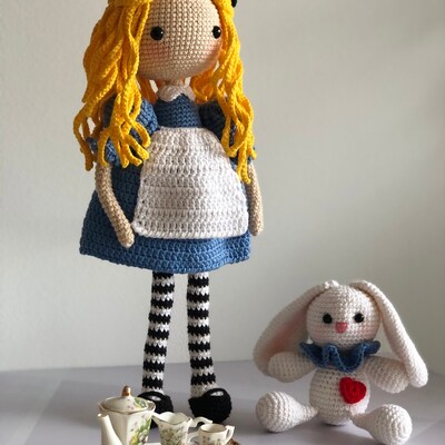 Crochet Pattern Alice in Wonderland amigurumi Doll Pattern - Etsy