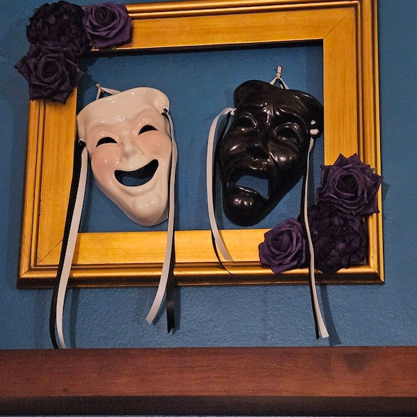 Unique Creations Lady Face Mask Wall Art, Wall Hanging Decor - Etsy