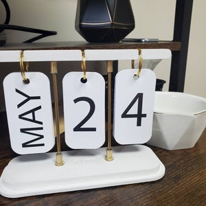 White Business Card Stand Business Card Holder for Desk - Etsy