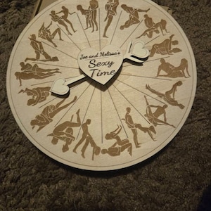 Sex Position Spinner for Couples – Naughty Bedroom Game Wheel – Funny ...