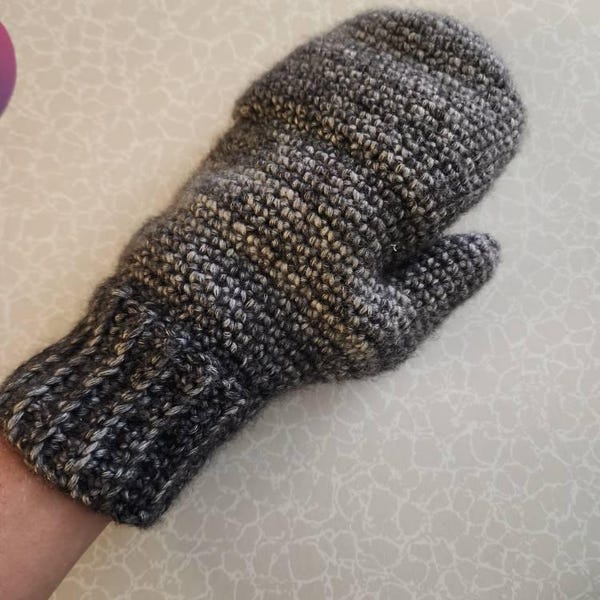 Easy Adjustable Glittens - PDF Crochet Pattern - Instant Download - Etsy