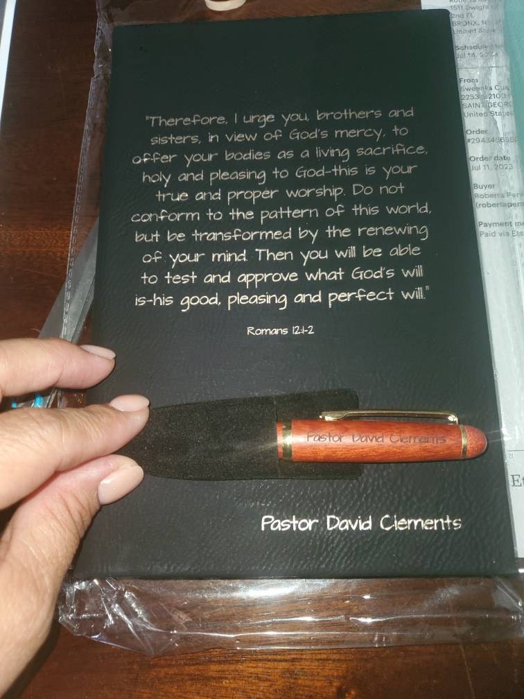 Personalized Prayer Bible Custom Journal