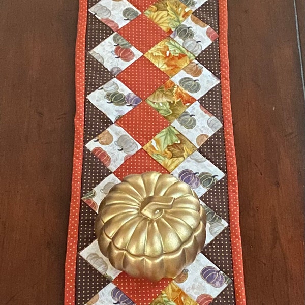 PDF Halloween Quilted Table Runner Pattern Digital Download Pattern ...
