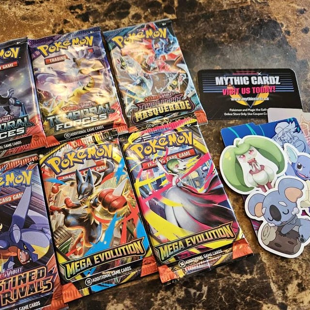 Pokmon TCG X6 RANDOM Booster Packs From Various Scarlet & Violet Era Sets  - Factory Sealed - Etsy