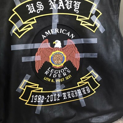 Motorcycle Patches Rocker Patch Set Iron on Custom Back - Etsy