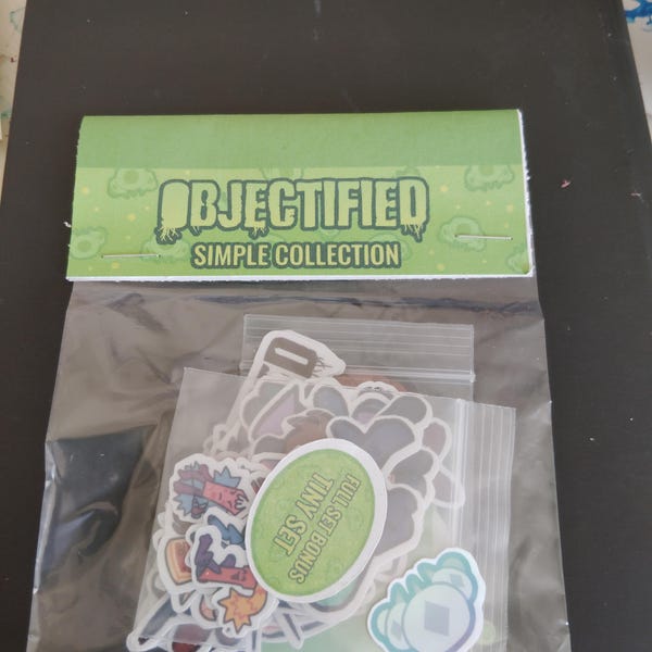 Objectified Comic Stickers [simple Collection] - Etsy