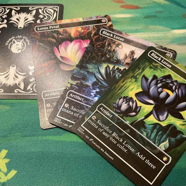 Lotus Petal | Proxy Card - Etsy