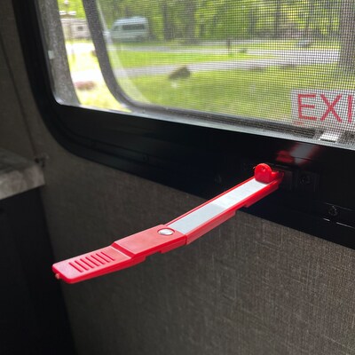 RV Emergency Exit Window Multi Position Latch Adapter Including Wind ...