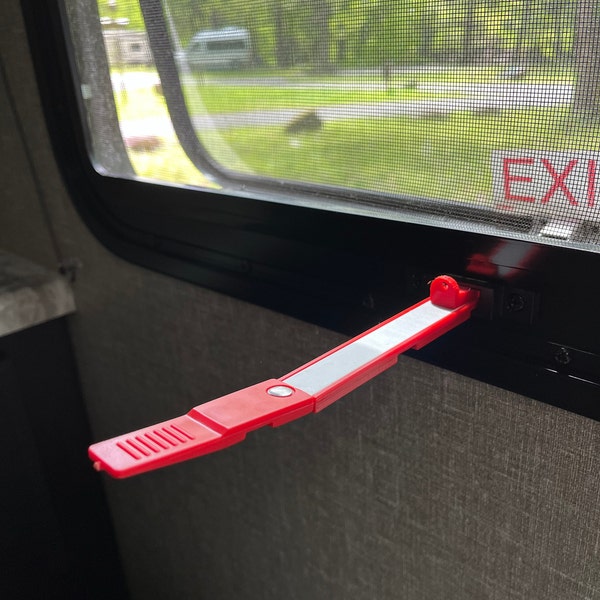 RV Emergency Exit Window Multi Position Latch Adapter Including Wind ...