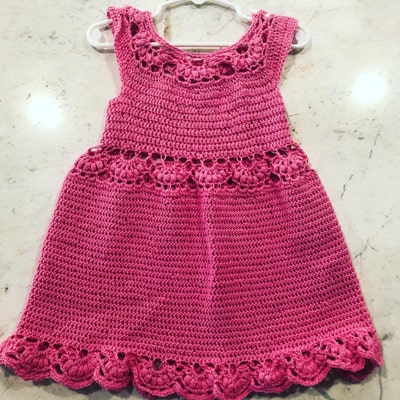 Crochet Dress PATTERN Magnolia Dress sizes up to 8 Years - Etsy