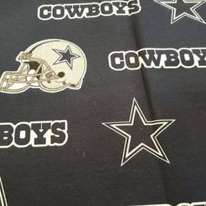 dallas cowboys silver star on navy texas Fabric