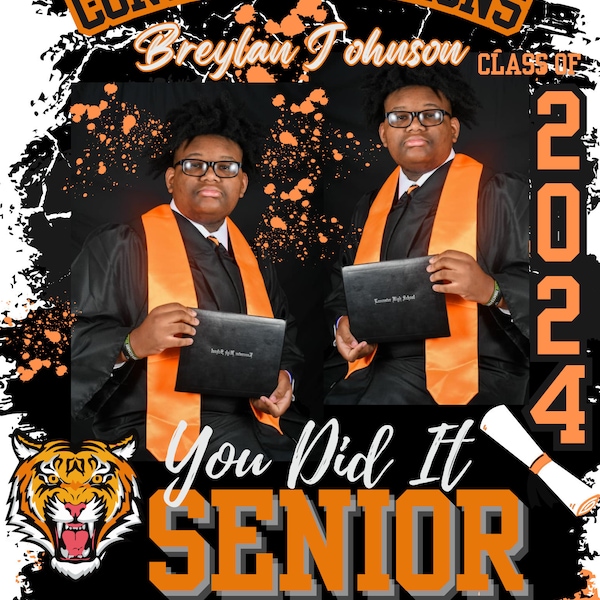 2024 Senior Grad Template - Etsy
