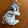 PDF FILES Needle Felt Pattern - Realistic Sleeping Baby Bunny - Instant ...