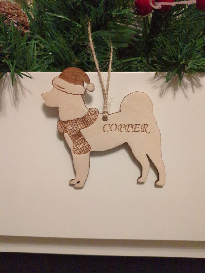 Custom Christmas Dog Decoration