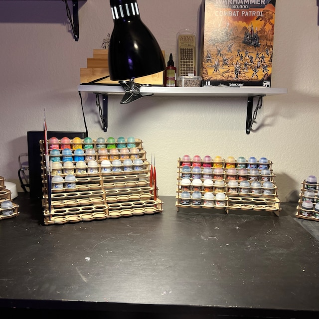 Citadel Paint Station Holds 98 Paint Pots Warhammer Dnd Tabletop Nesting 