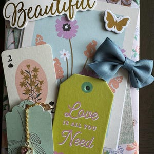 Strawberry Junk Journal Mini Kit | Fairy Papers, Strawberry Papers, Fussy Cuts, Tags| Strawberry Fairy Junk Journal | Strawberry Journal