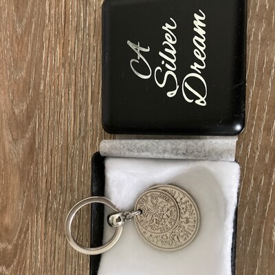 Buy 1963 'two And Six' Double Coins Keychain 63rd Birthday Gift, 2 Shillings And Sixpence Online In India