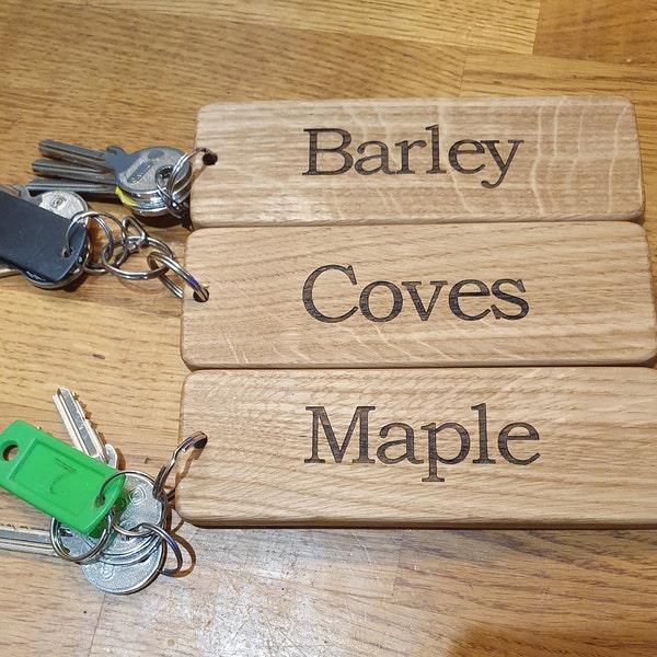 Large Oak Key-ring - Etsy UK