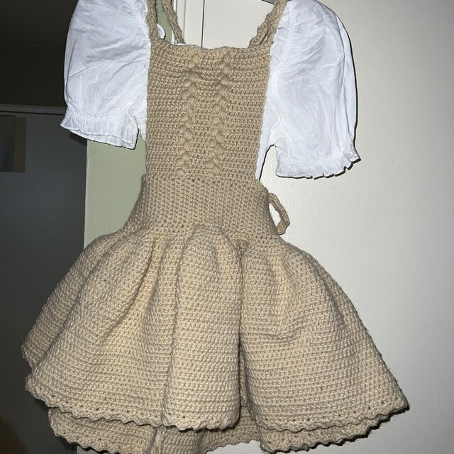 crochet pinafore dress adult 25 Breathtaking Women's Crochet Dress Patterns Anyone Can Make