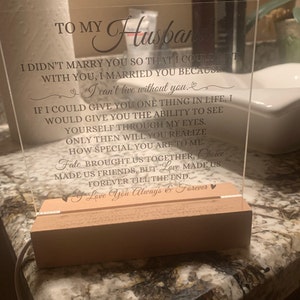 To My Daughter never Forget That I Love You Acrylic Heart Plaque, Sentimental Gift, Father to ...