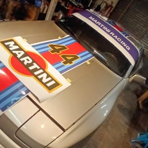 PORSCHE 924 & 944 MARTINI RACING Le Mans Stripe + numéro de course au choix