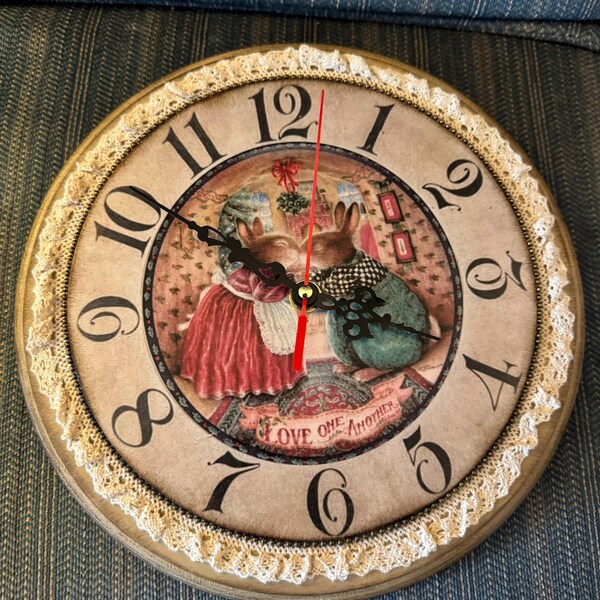 Country Key Hanger - Handmade Wooden Holder in Provence Style -wooden ...