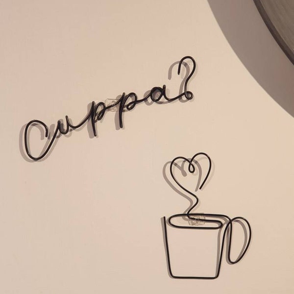 Lightbulb CUSTOM Wire Handwritten Wire Phrases | Bespoke Wall Words ...