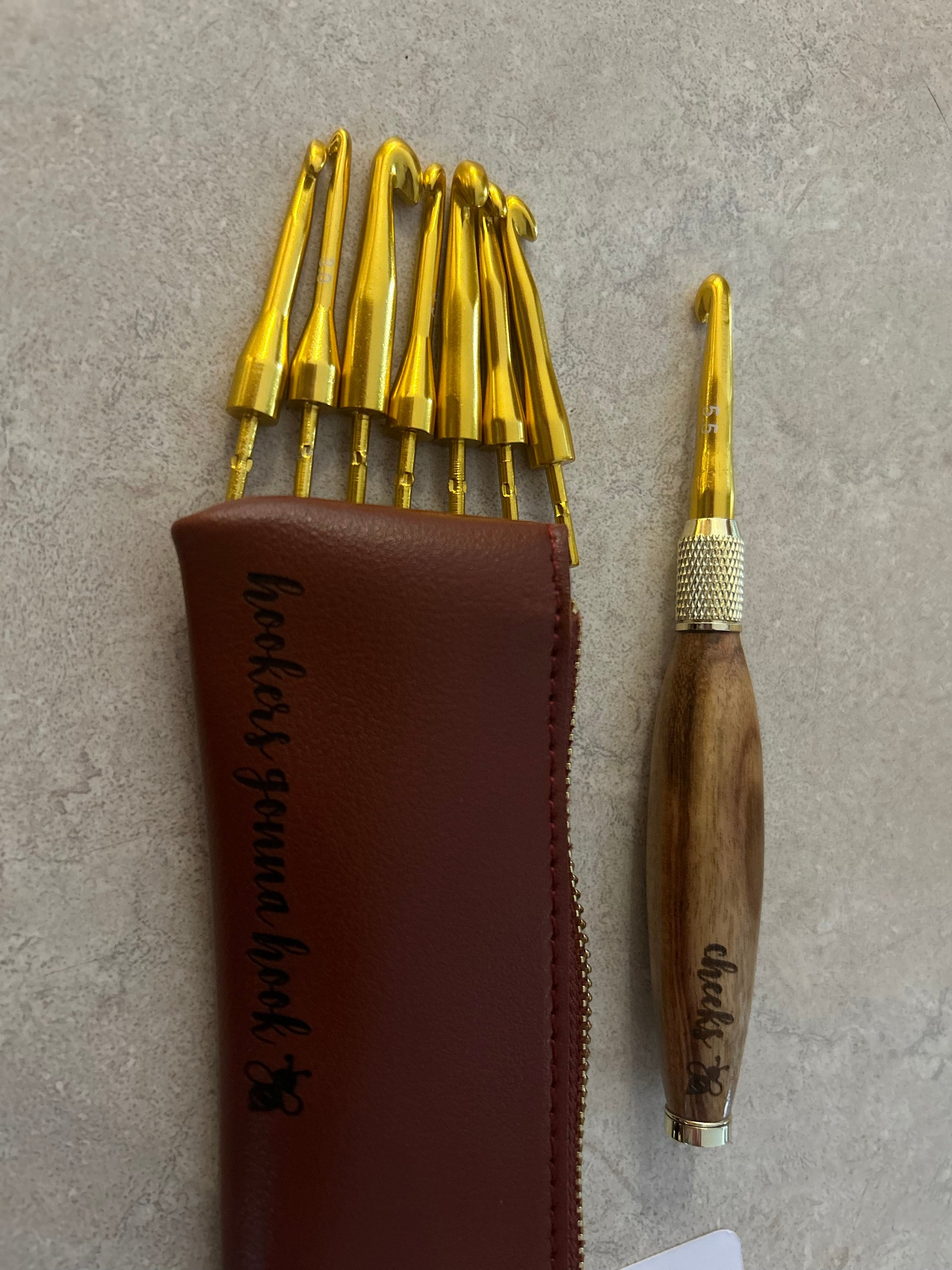Crochet Hook Travel Case | Optional Engraving