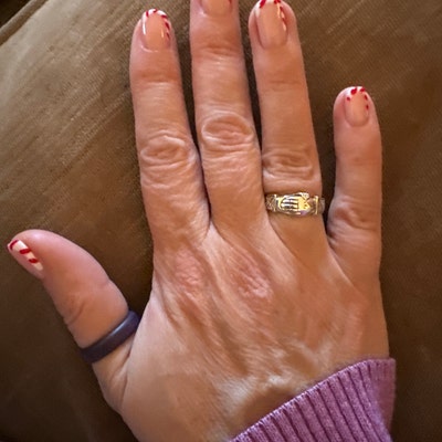 Side Cross Ring Sterling Cross Ring Stacking Rings Sideway Cross Ring ...