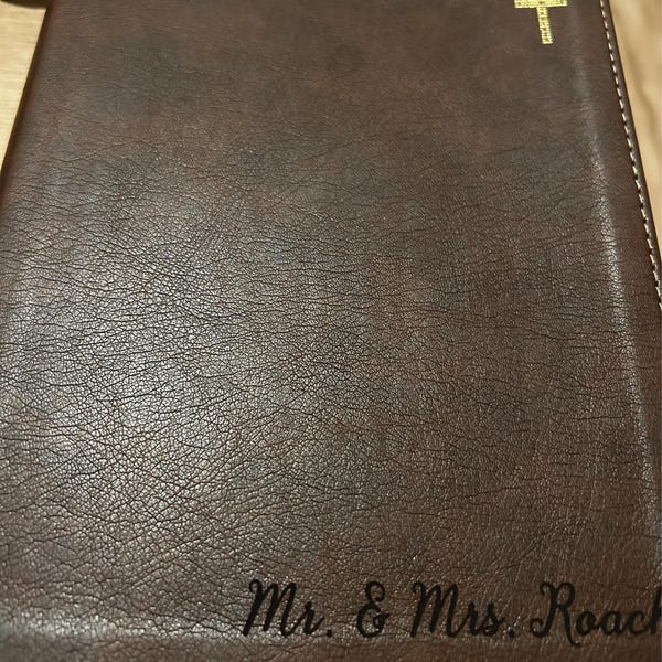 Personalized Family Bible Custom ESV Family Bible Engraved Family Bible Personalized family bible custom esv family bible engraved family bible