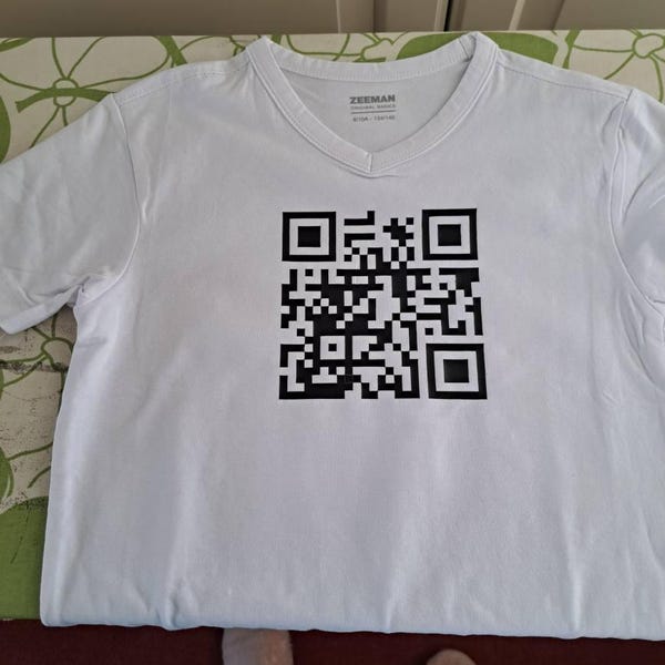 Custom Text QR Code: Personalized Message Gift (PNG & SVG Digital ...