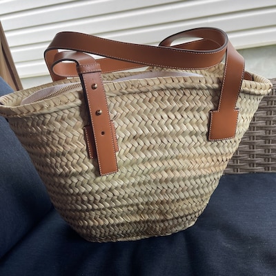 Straw Bag, Straw Basket, Natural Bag, Beach Bag, Handmade Bag, Morocco ...